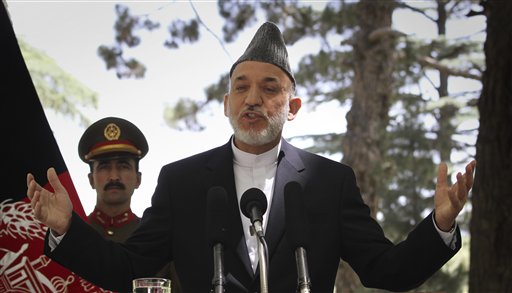 Afghan president wants NATO to stop bombing houses